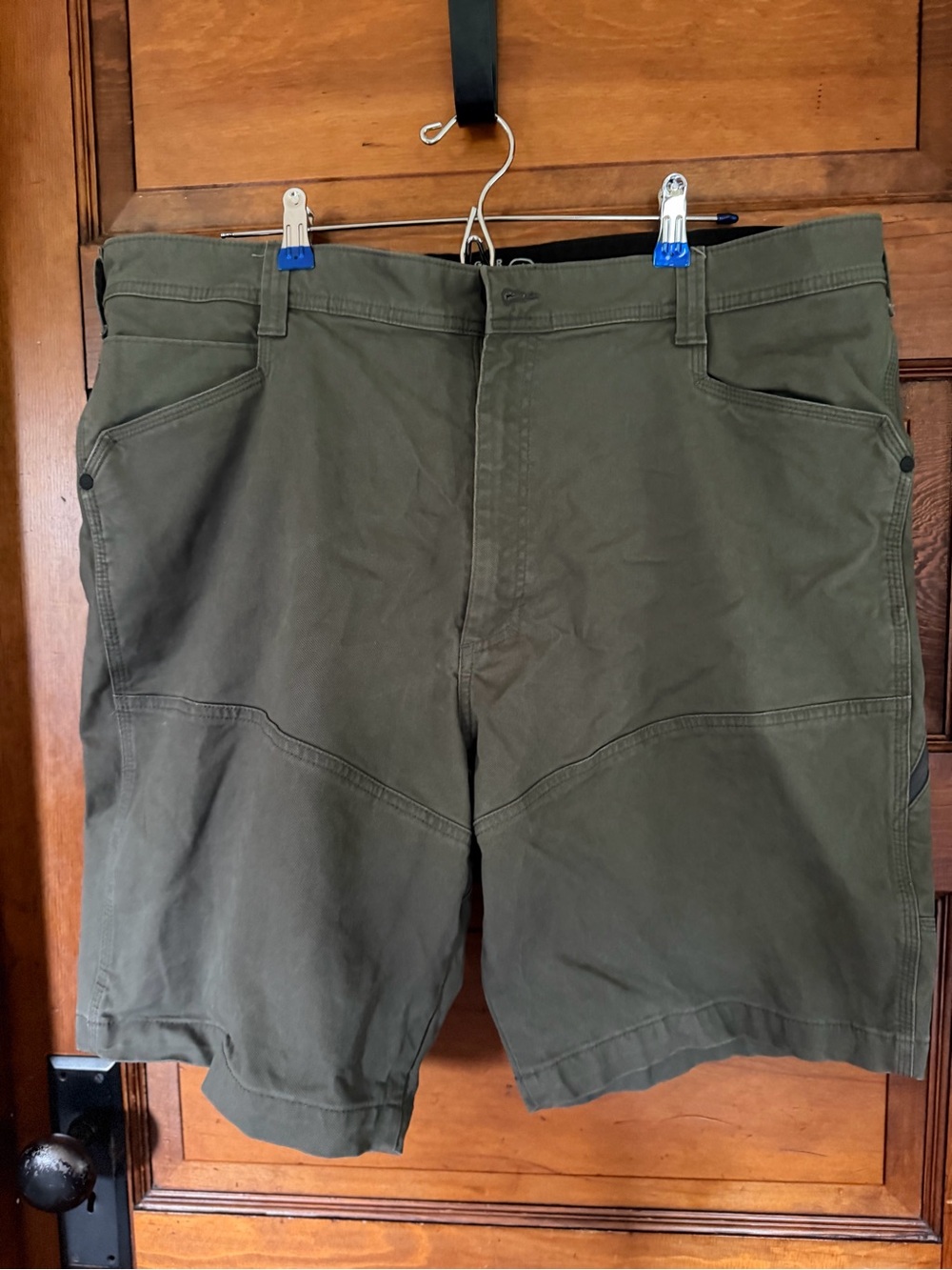 Men's Olive Green Utility Shorts